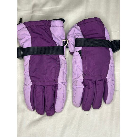 Lands end purple gloves size small - Picture 2 of 4